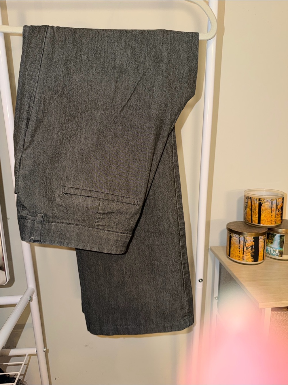 Women’s Dark Gray Straight-Leg Jeans